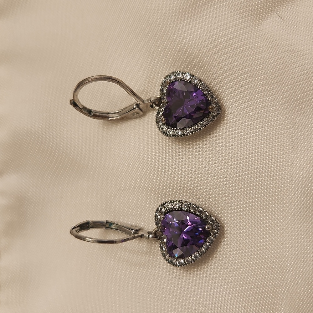 Swarovski Crystal silver earrings